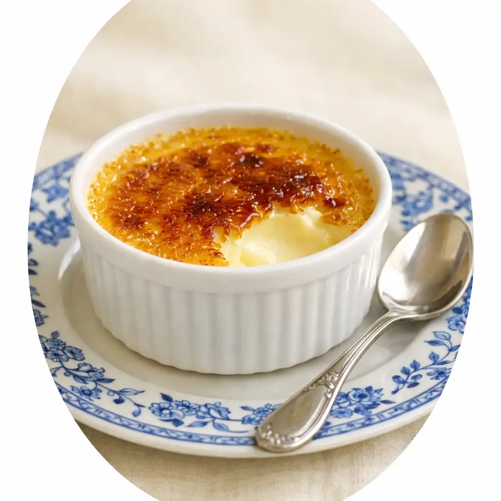 Crème brûlée à la vanille